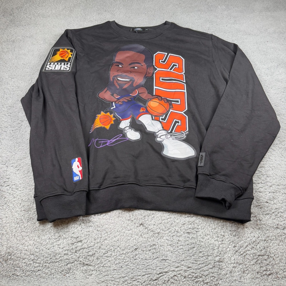 NWT Kevin‎ Durant Pro Standard Phoenix Suns Sweater 2XL Black NBA Embroidered 3D
